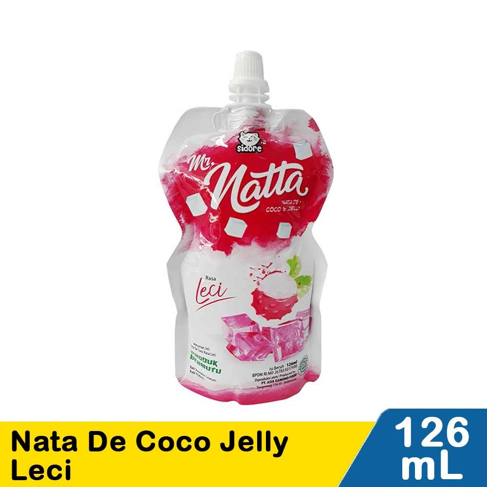 MR.NATTA MINUMAN NATA DE COCO & JELLY LECI 126mL