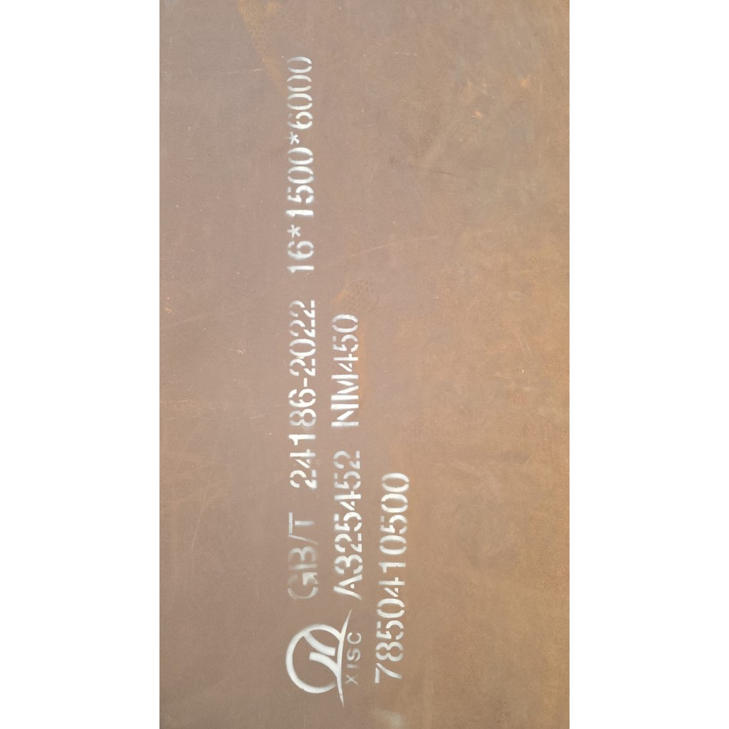 Wear Plate NM450 10 MM Steel Plate Hardox Equivalent Plat Baja Tahan Abrasi Impact Gesek Aus Cutting