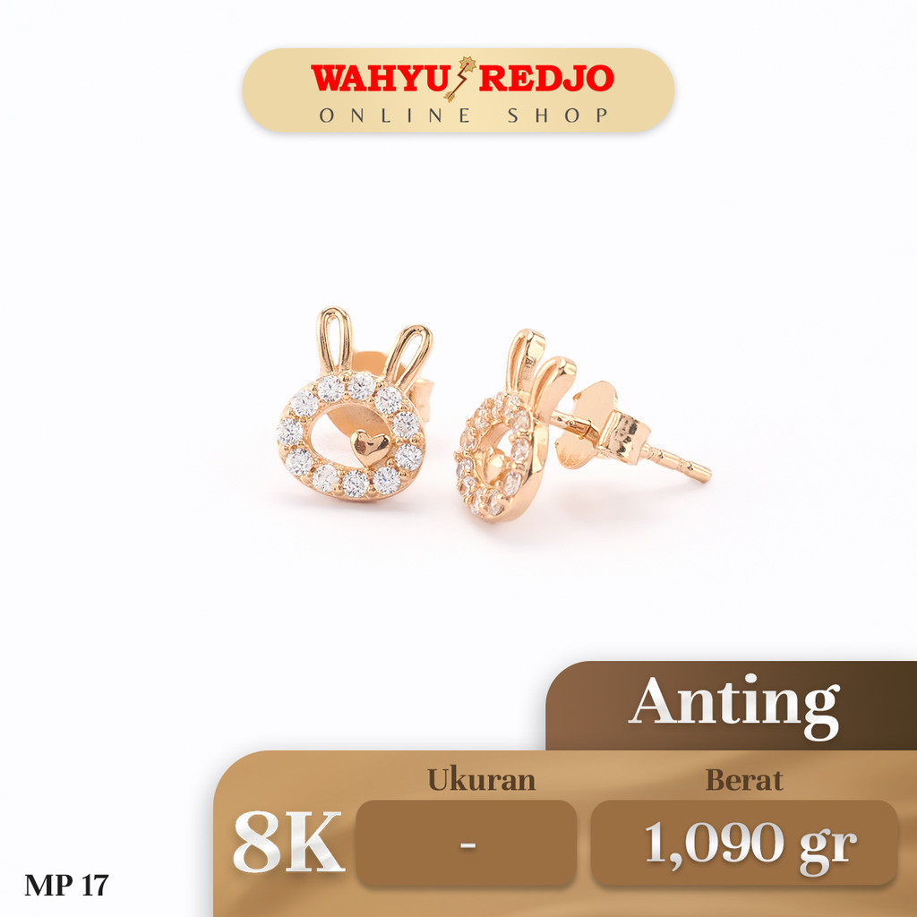 Anting-Anting Tusuk Boneka  Emas 8K Wahyu Redjo AN-8K-29219664-PMR
