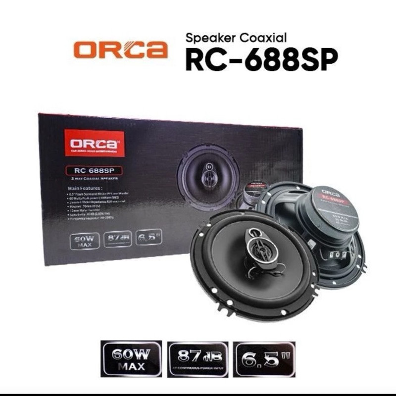 Speaker Mobil 6 Inch Orca 688 Coaxial Original