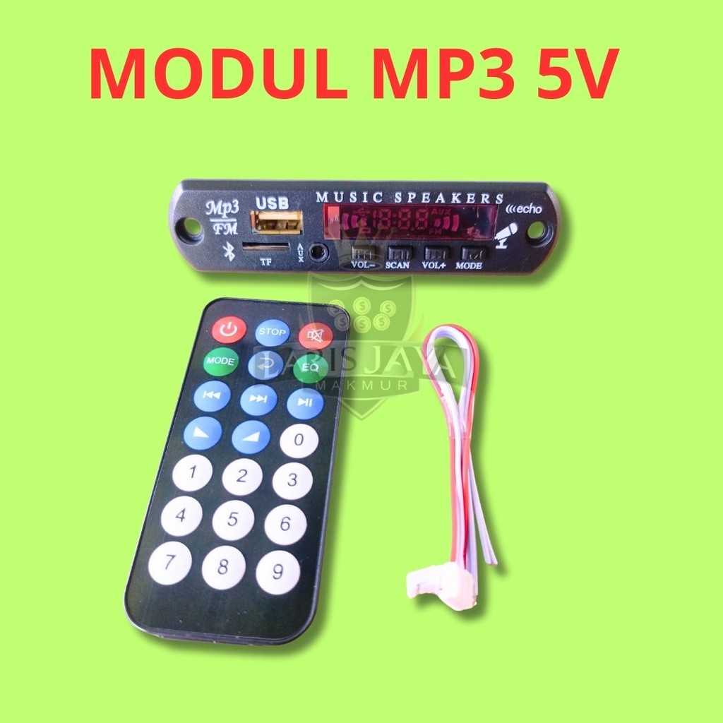 Modul mp3 bluetooth 5 volt kit Remote Usb Bluetooth 5volt