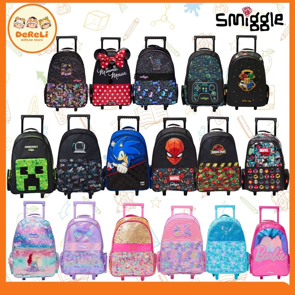 (Trolley Senior Series) Smiggle - Smiggle YKK - Smiggle Teeny - Smiggle Junior - Smiggle Senior - Sm