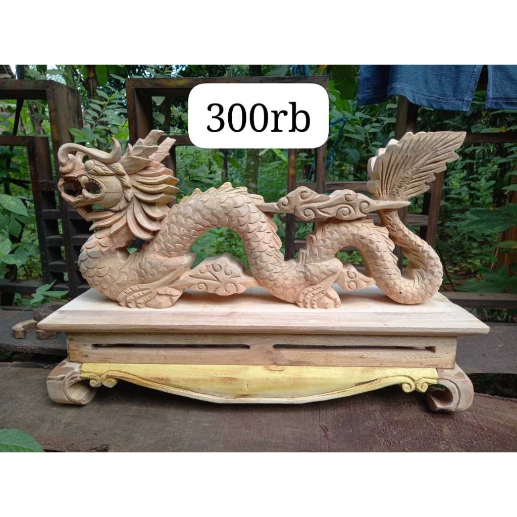 jagrak pusaka keris+pedang ukiran naga alusan mentah