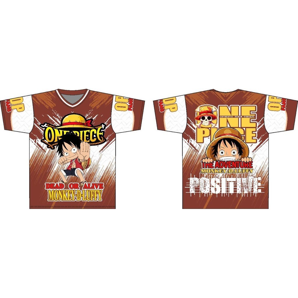 BAJU JERSEY ANAK LAKI LAKI DAN PEREMPUAN STRAW HAT PIRATES ANIME ONE PIECE / BAJU OLAHRAGA UNISEX KE