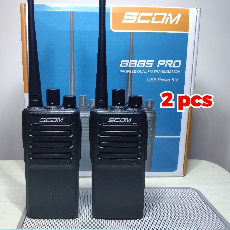 [ COD ] - HT SCOM 888s PRO Handy Talkie / Walkie Talkie  888s batterai 3000 mah Power 5 watt UHF res