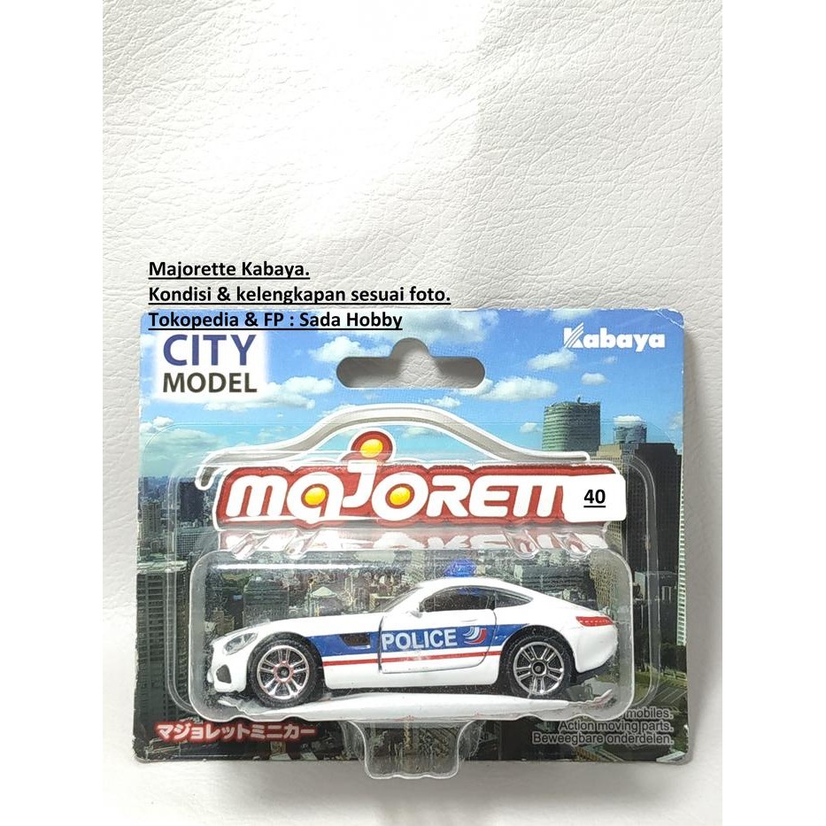 HW  Majorette Kabaya Japan Market Mercedes Benz AMG GT Police Car