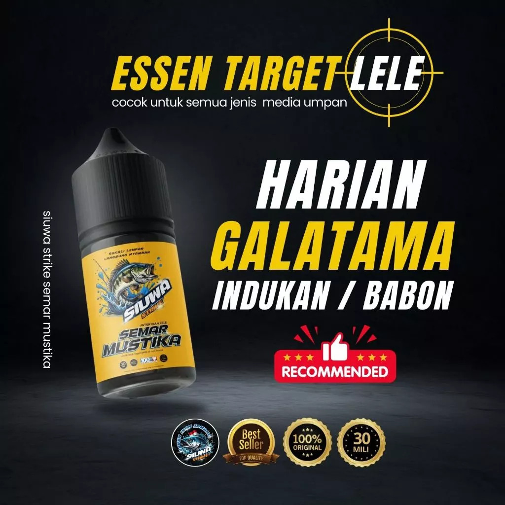 Essen Lele Galatama & Harian – Umpan Pancing Gacor Cepat Strike – Siuwa Strike Semar Mustika