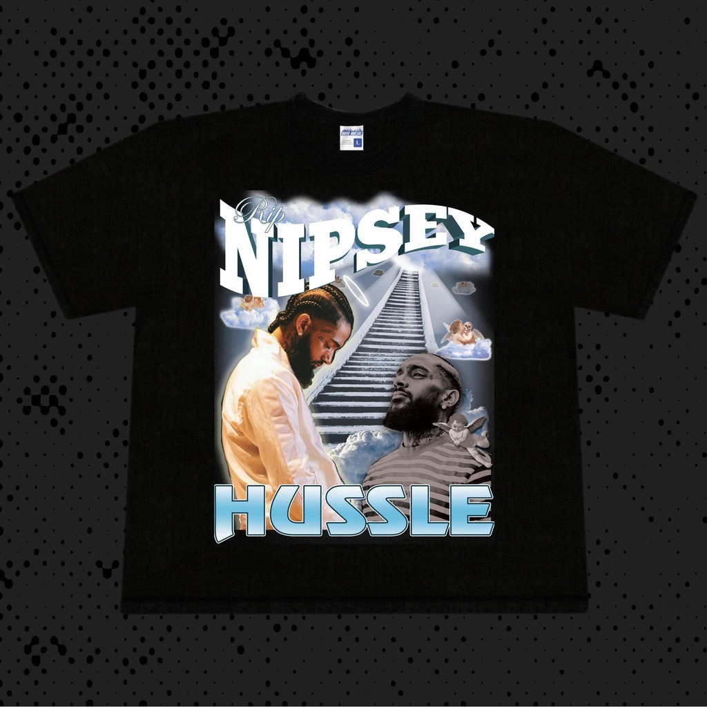 (COD) Nipsey Hussle Bootleg Rap Tee / Kaos Bootleg Nipsey Hussle