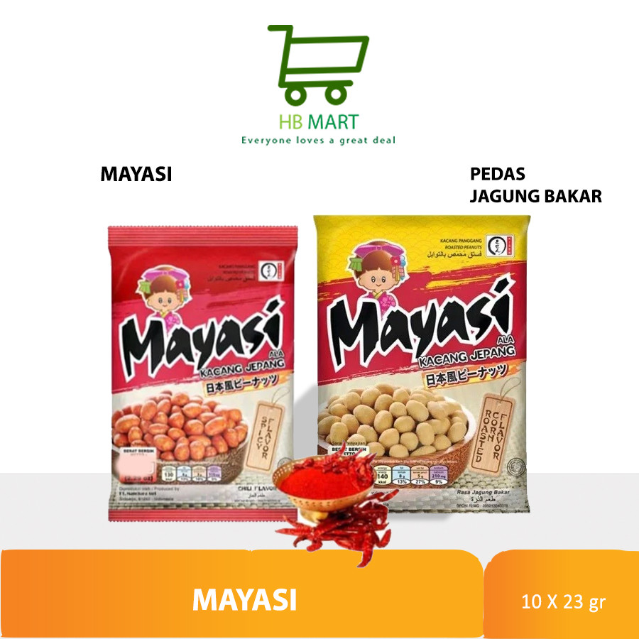 MAYASI | KACANG MAYASI | KACANG PEDAS KACANG JAGUNG BAKAR per renceng