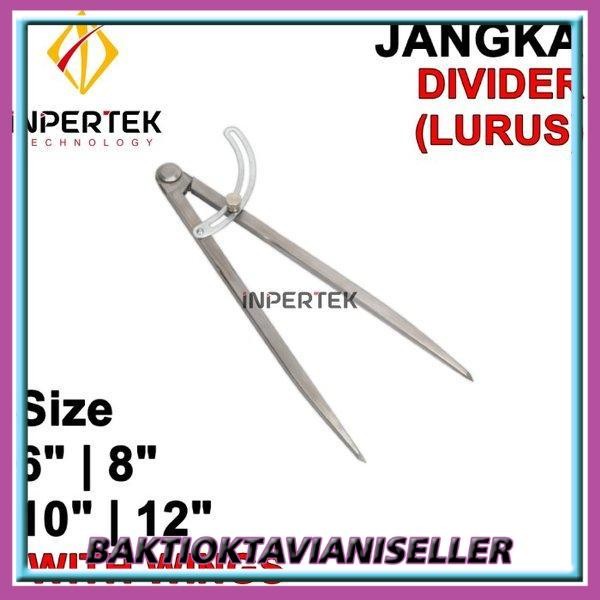 Jangka Besi 6 Jangka Lurus Jangka Bubut 6 Wing Compass Caliper 6 Inch