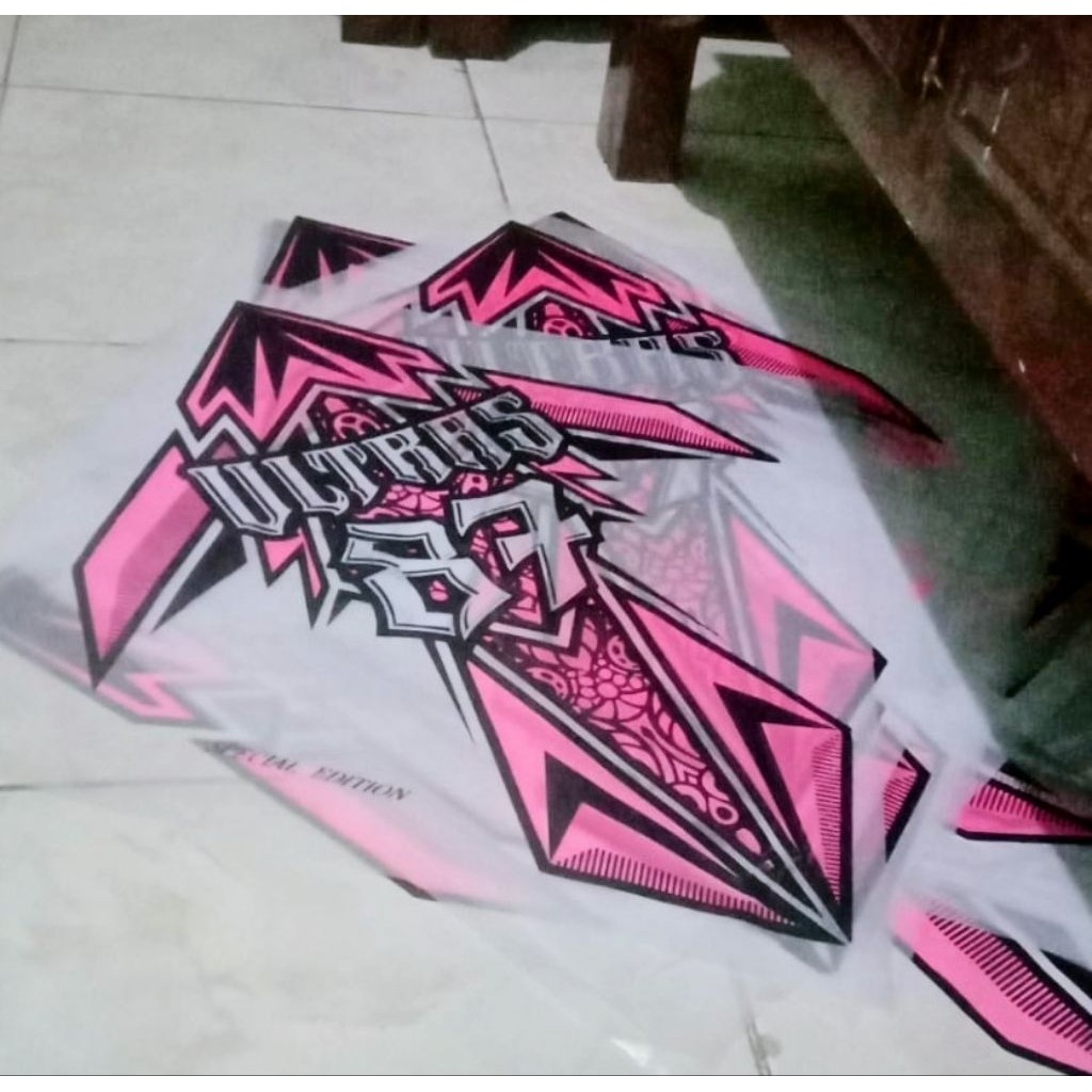 kertas layangan minyak (sablon 2 warna)