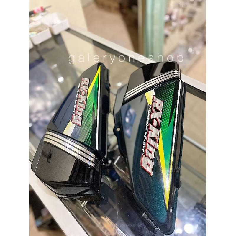 Box Aki Tutup Aki Rx King 2003 Warna Hijau Botol Lis Crom