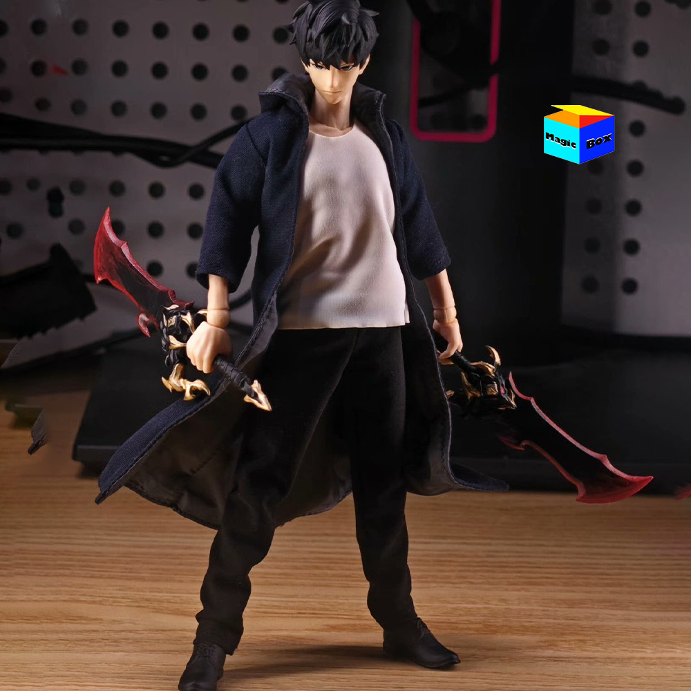 Handmade 1/12 Comic Character Solo Leveling E-level Hunter Cheng Xiaoyu Head Carving For 6in VToys A