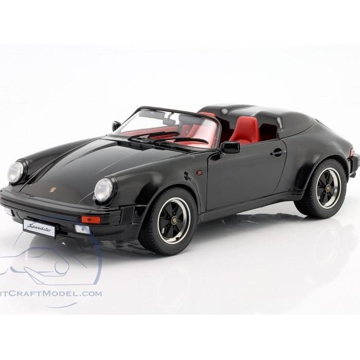 1/12 SCHUCO PORSCHE 911 930 SPEEDSTER 1989 BLACK