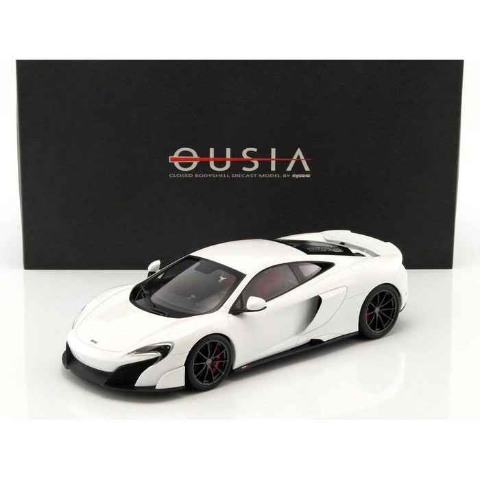 1/18 KYOSHO MCLAREN 675 LT 2015 WHITE Diecast model