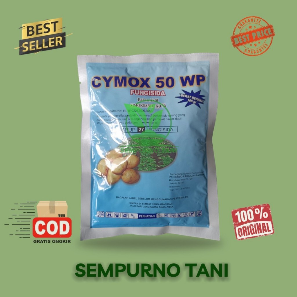 Fungisida - Cymox 50 WP - 100 ML Bahan Aktif Simoksanil