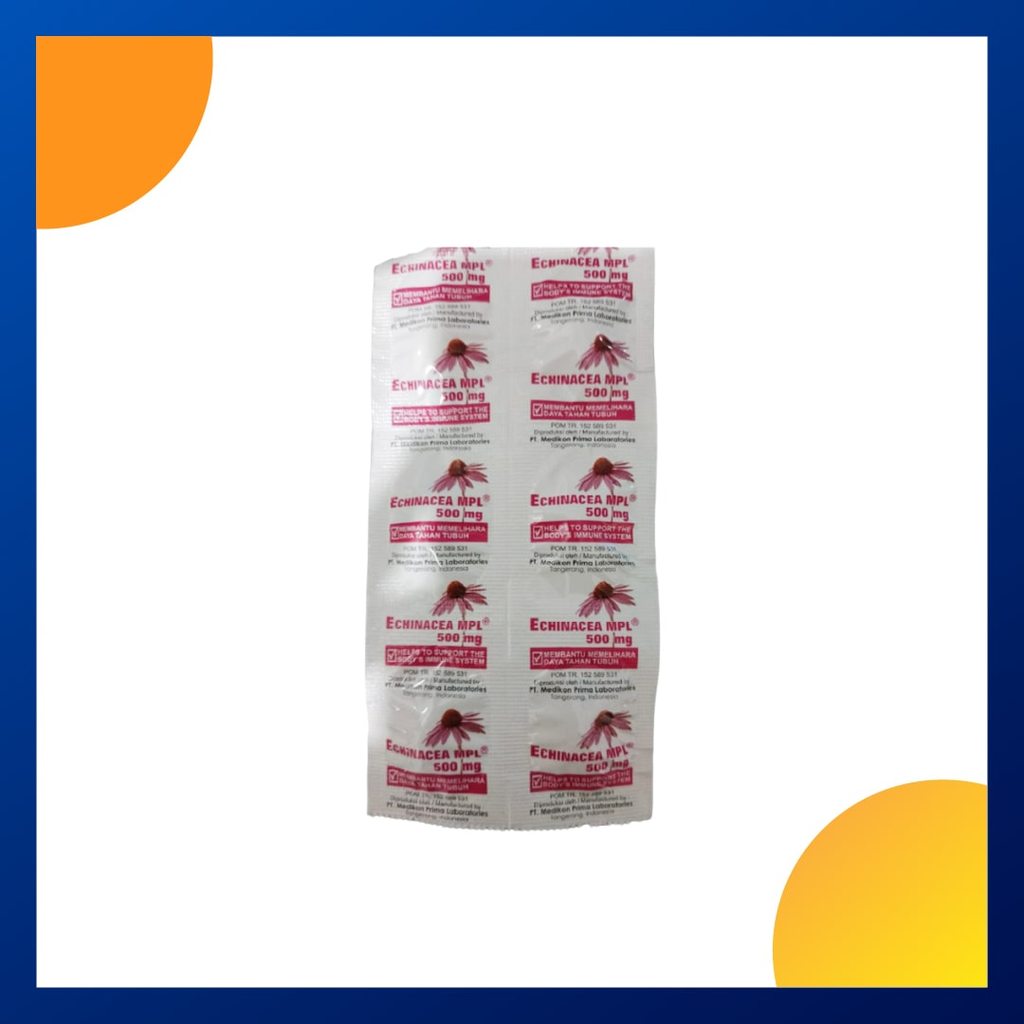 Echinacea Mpl 500 Mg Strip 6 Tablet
