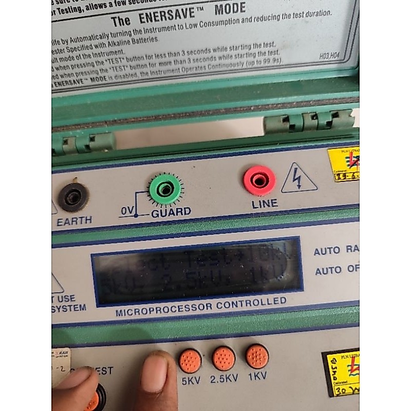 Megger 10kv second High voltage insulation tester 10kv