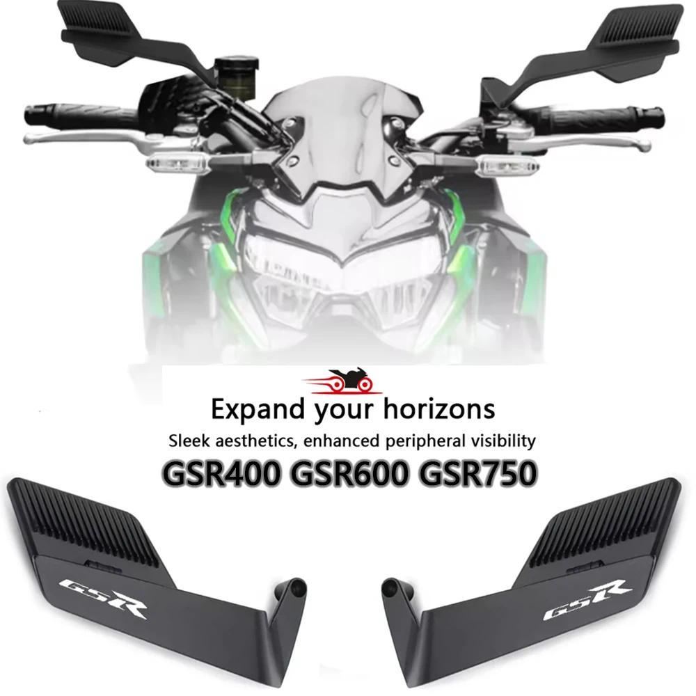 Kaca Spion Motor Untuk Suzuki GSR 400 GSR 600 GSR 750 GSR400 GSR750 GSR600 Kit Kaca Spion Belakang D