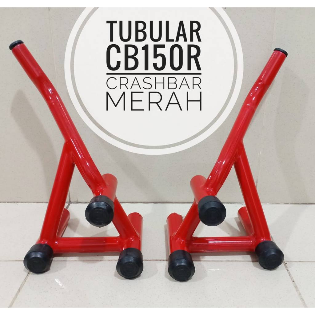 Tubular CB150R Crashbar Hitam Merah