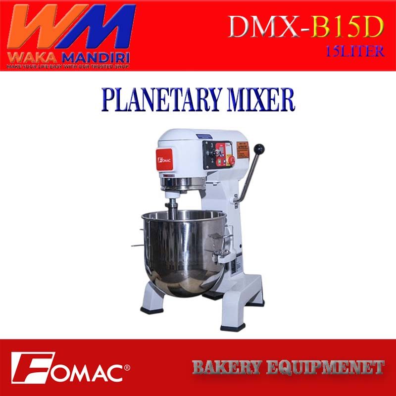 Planetary Mixer FOMAC DMX-B15D – Mixer Adonan Roti & Kue