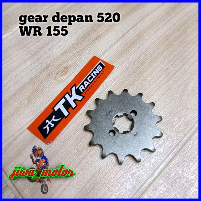 gear depan 520 TK racing WR 155 / ninja RR / Vixion - 520-12