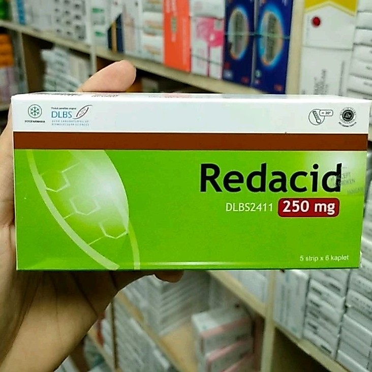 Redacid 250 mg box original