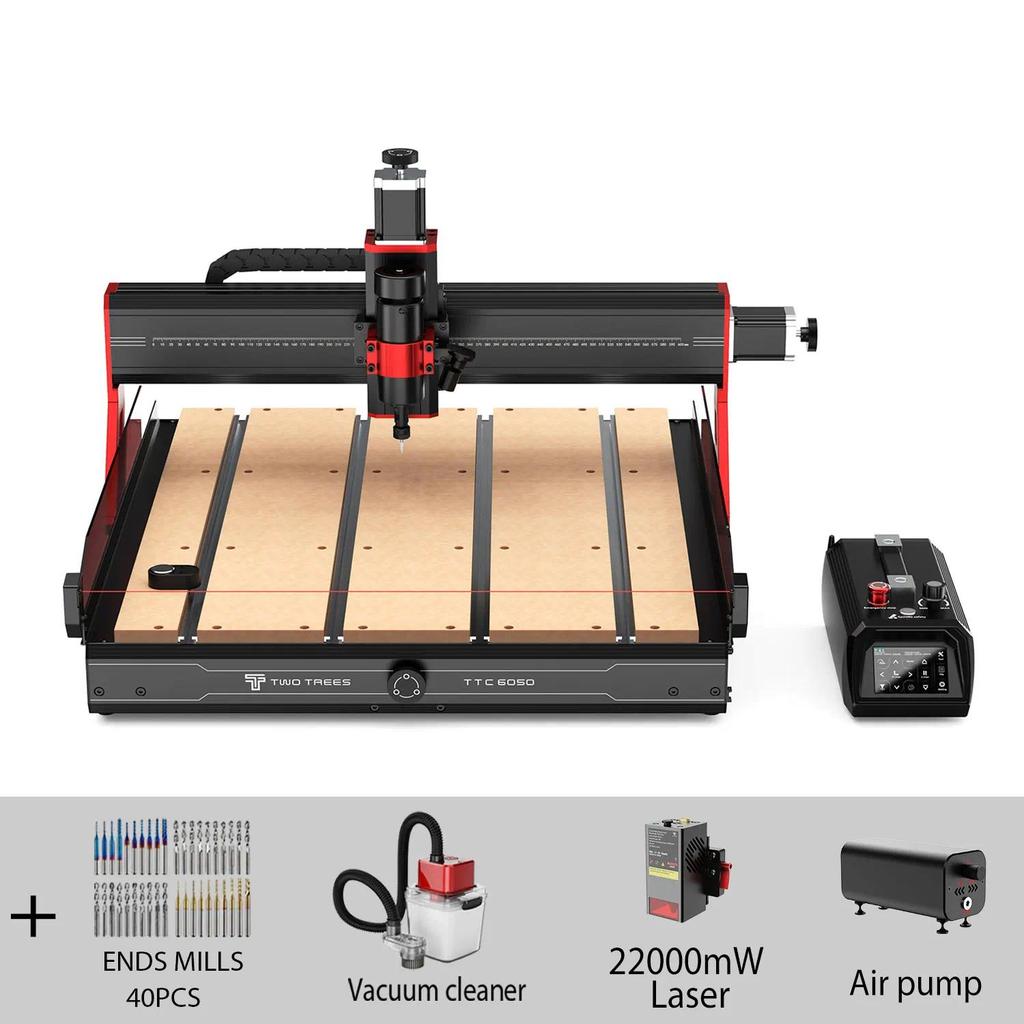 TWO TREES CNC Router TTC6050 Wood Router Woodworking Machinery CNC Tools Milling Cutting Machine For