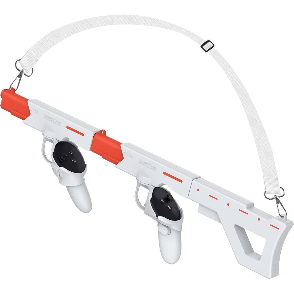 STARTRC GAMES UPGRADED VR Gun Stock for Meta Quest 3S Quest 3 Magnetic VR Accessories for Oculus Que