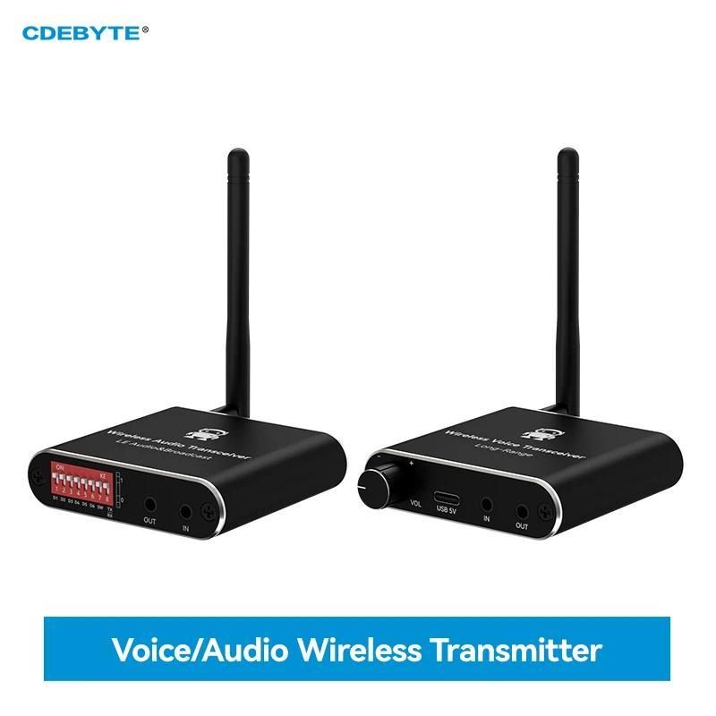 Pemancar Suara/Audio Nirkabel Jangkauan Jauh Pengumuman Suara Pemancar Audio BLE Transceiver Satu-ke