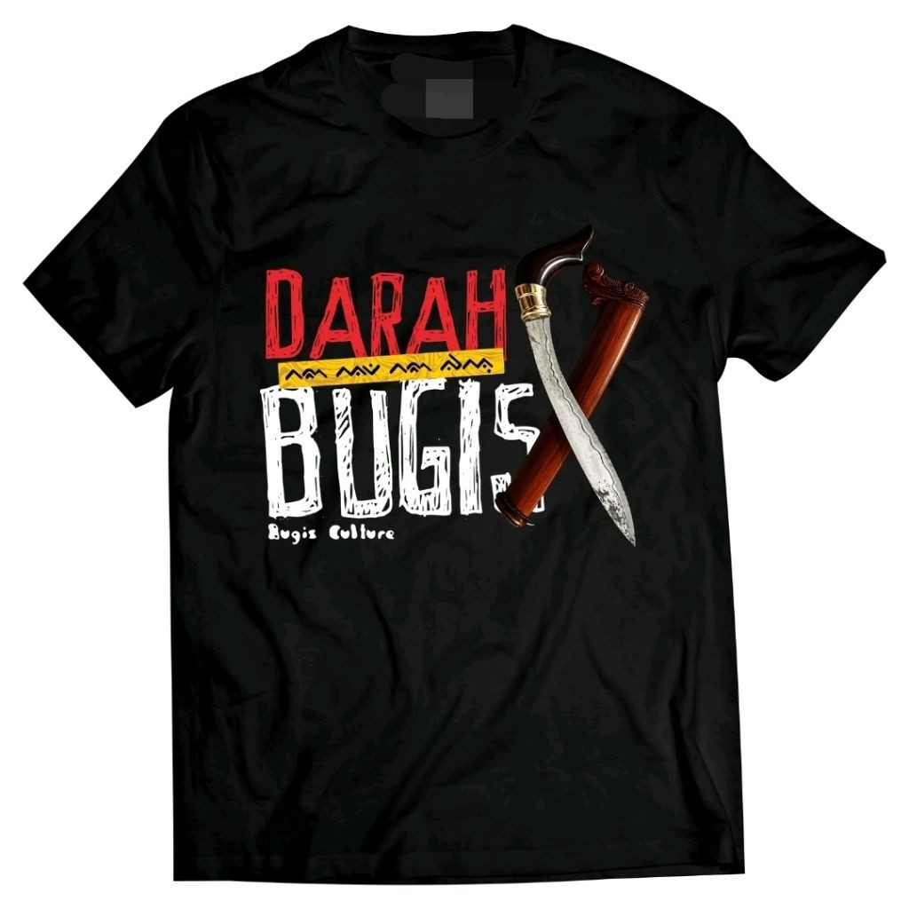 KAOS DARAH BUGIS BUGIS CULTURE MOTIF MERAH PUTIH BADIK