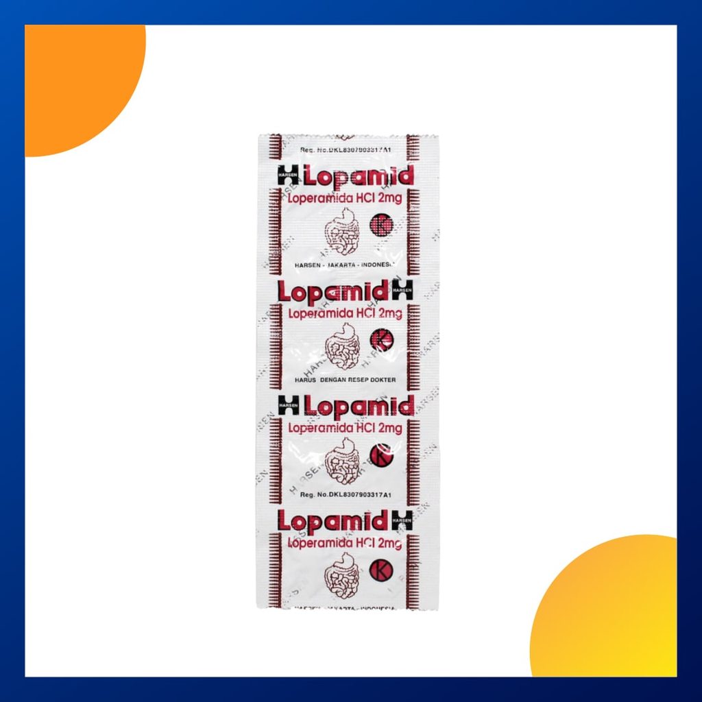LOPAMID 2 MG 1 STRIP @ 10 TABLET SALUT SELAPUT