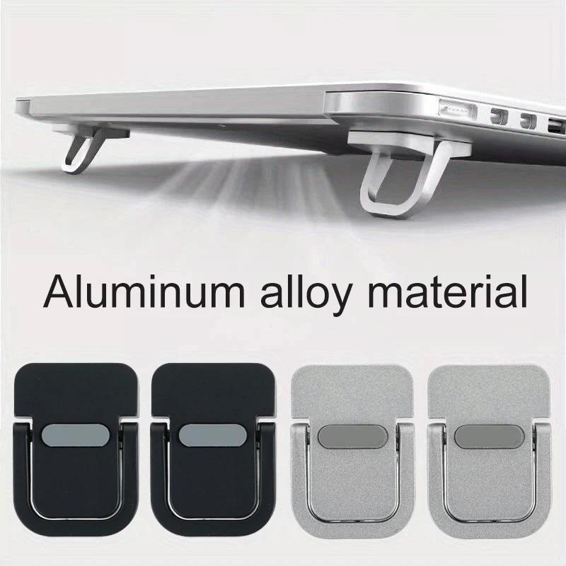 2pcs/Set Laptop Stand for Computer Keyboard Stand Riser Aluminum Mini Portable Laptop Stands for Not