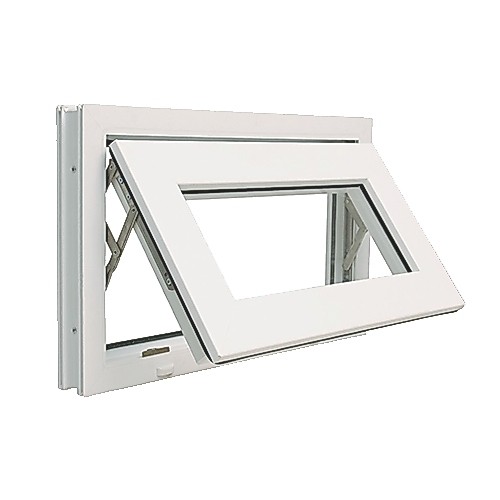 UPVC jungkit jendela kamar mandi warna putih