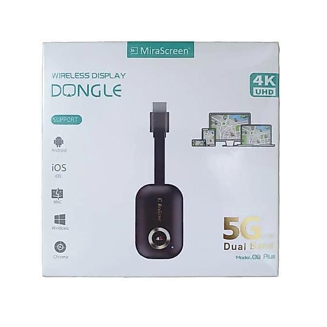 Mirascreen G9 5G+2.4G WiFi Display Dongle HDMI Receiver Mirroring