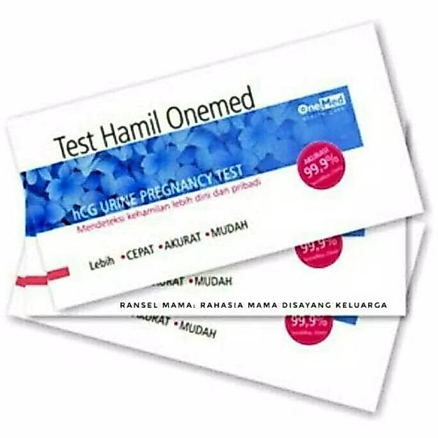 Test Kehamilan Onemed  1 Box Isi 50 Pcs Test Hcg Urine Testpack Tespek Onemed