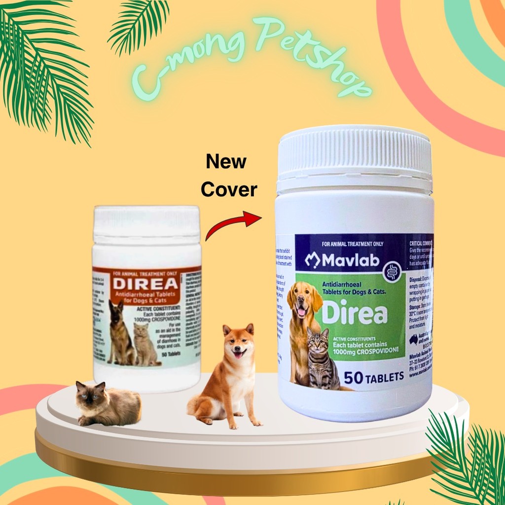 Direa Obat Anti Diare Kucing Anjing (1 Tablet)
