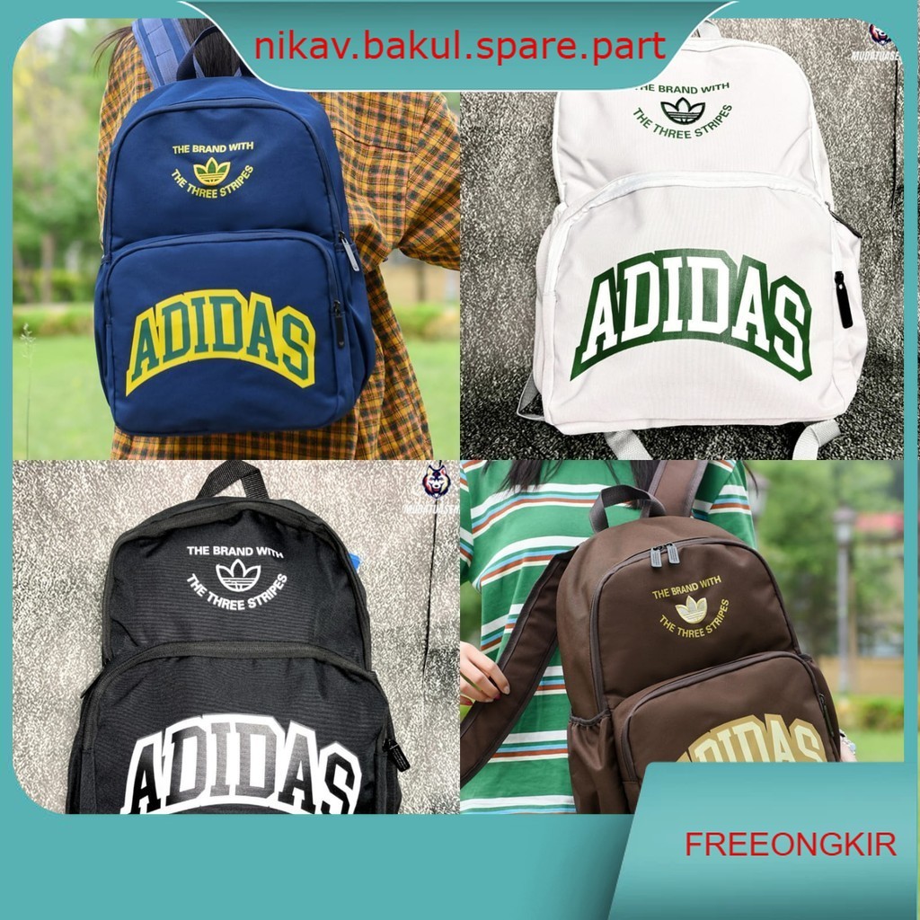 ADIDAS VRST VARSITY BACKPACK / TAS RANSEL / BAGPACK / TAS SEKOLAH / TAS KULIAH / TAS KERJA / TAS KAS