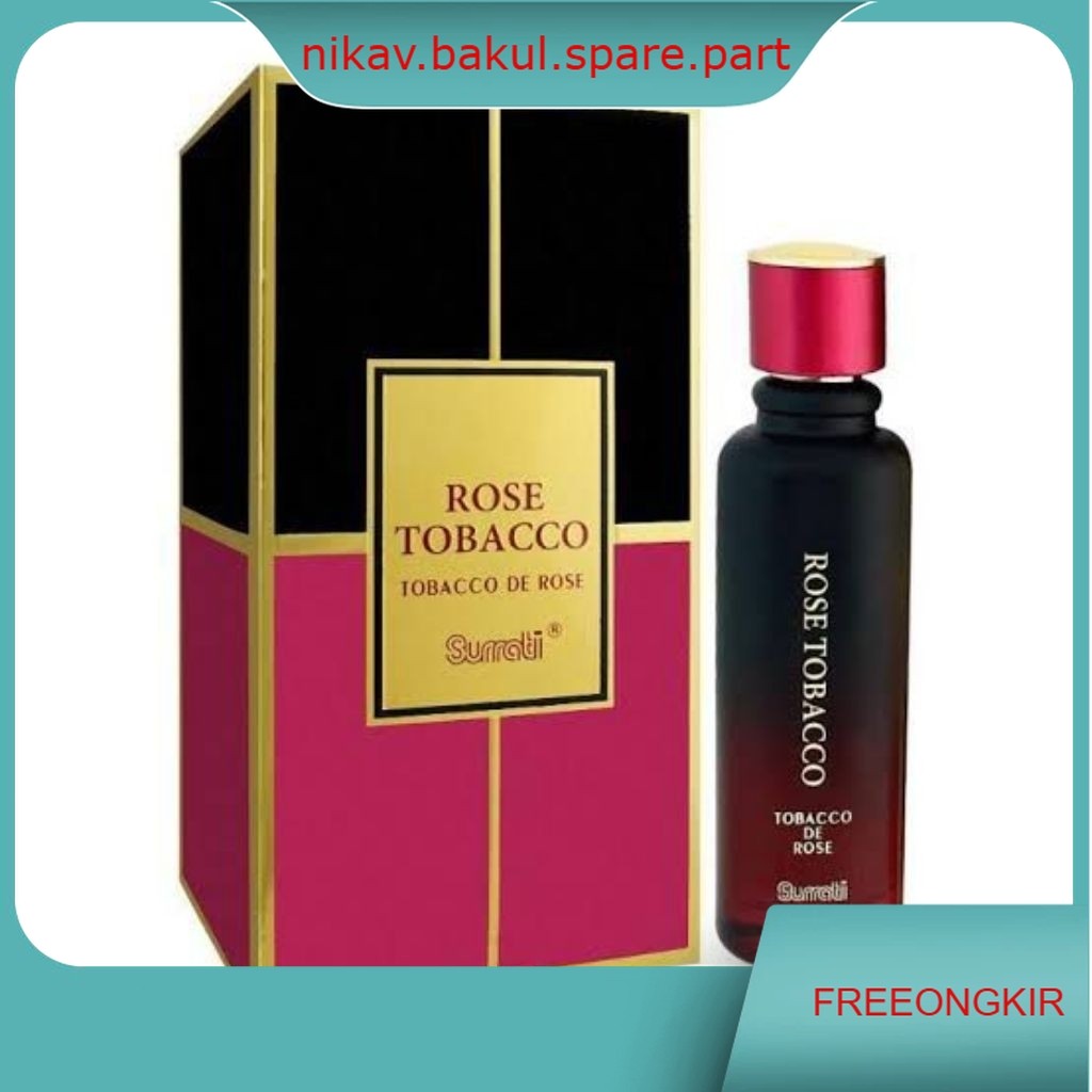 Surrati Rose Tobacco Eau De Parfume Aroma Kuat Tahan Lama