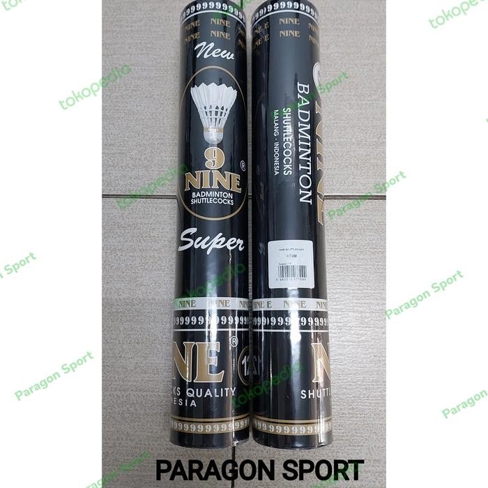 Badminton Shuttlecock Nine hitam / Nine