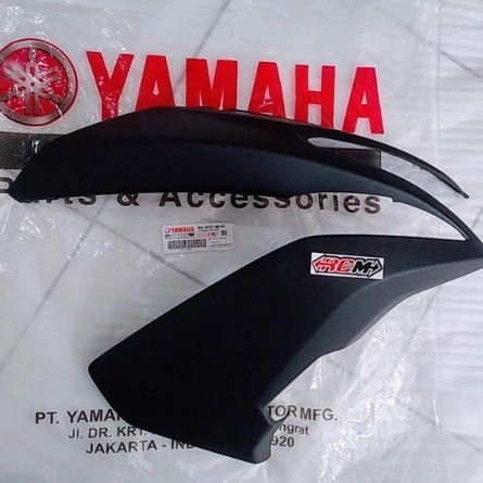 B65-F8377-00 P8 P3 PA P6 SAYAP COVER BODY BODI COWLING 2 DEPAN KANAN AEROX 155 HITAM BLACK DOFF DOP 