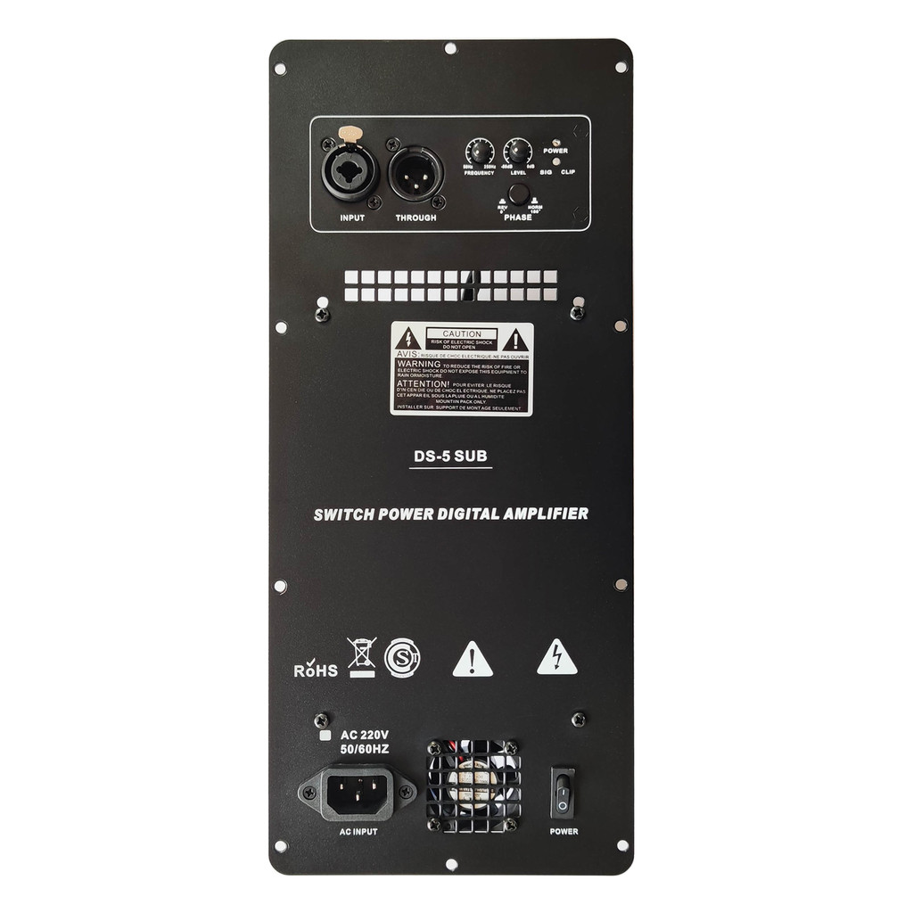 110V/220V Class D 500W Digital Heavy Power Amplifier Hifi Audio Module Active Pure Bass Subwoofer Am