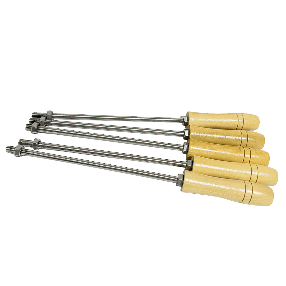 

M8 Grand Brand Brass Stamp Handle for Branding Mold Stamp Holder Personalized Iron Brass Mold Burning Handle 8mm Screw