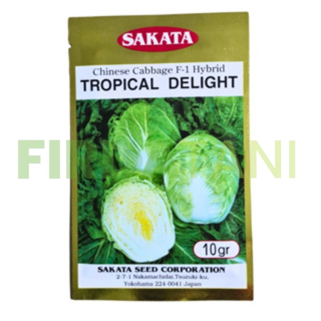 Benih Sawi Putih Tropical Delight 10gr Tanpa Bulu Original Sakata