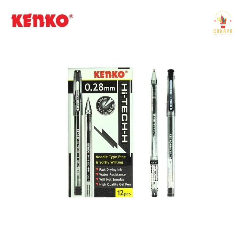 

Cahaya Stationary Pulpen Gel Kenko Hi Tech 0.28 mm (Harga 1 PCS)