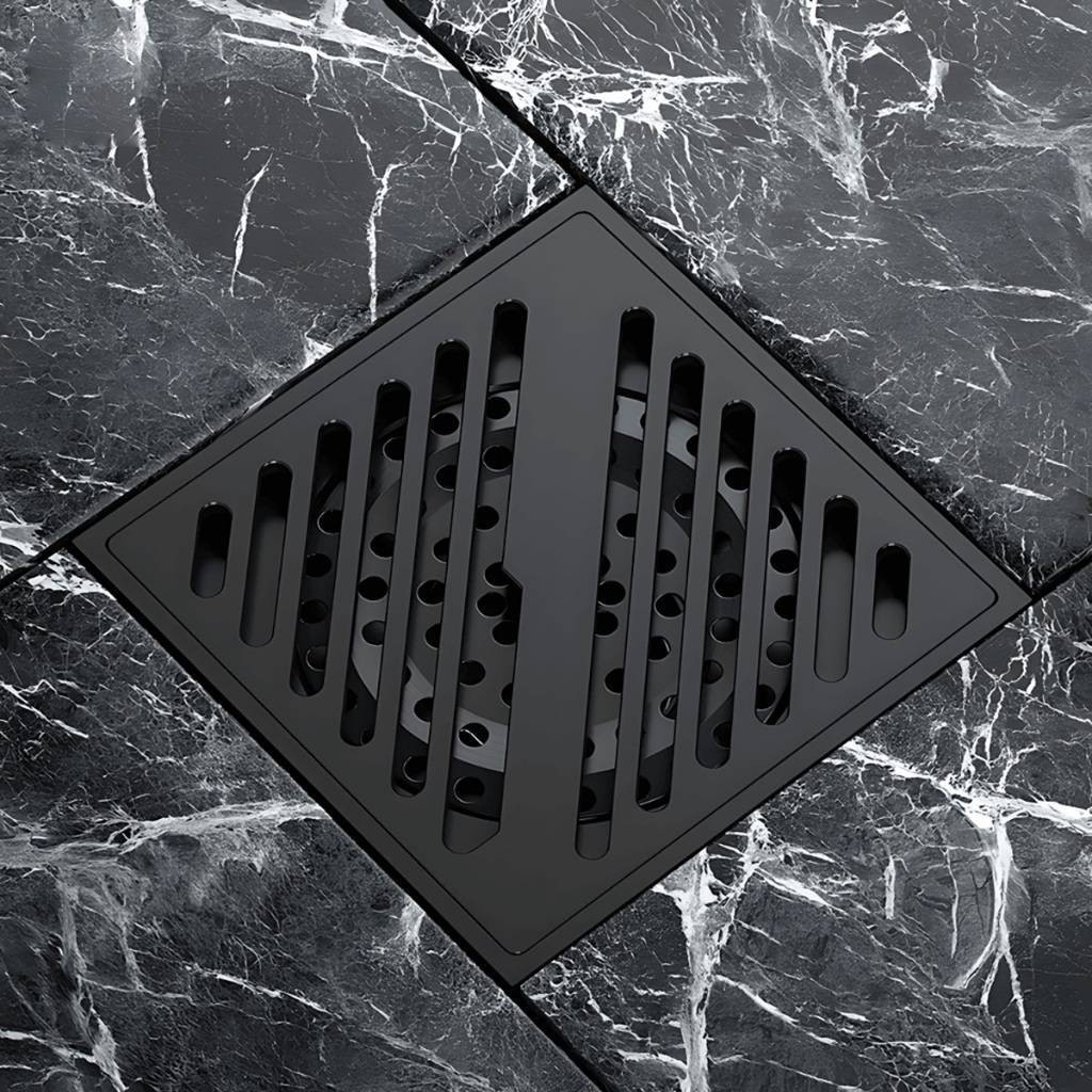 Floor Drain Stainless 304 Hitam Afur Lantai Saringan Got Kamar Mandi Anti Bau Anti Serangga Anti