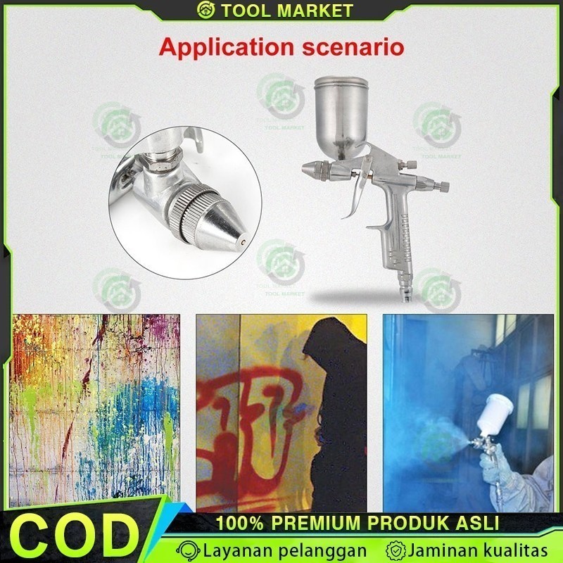 Spray gun k3 Penyemprot cat airbrush mini Nozzle 0.5mm Spray gun k3 Penyemprot cat airbrush mini Noz