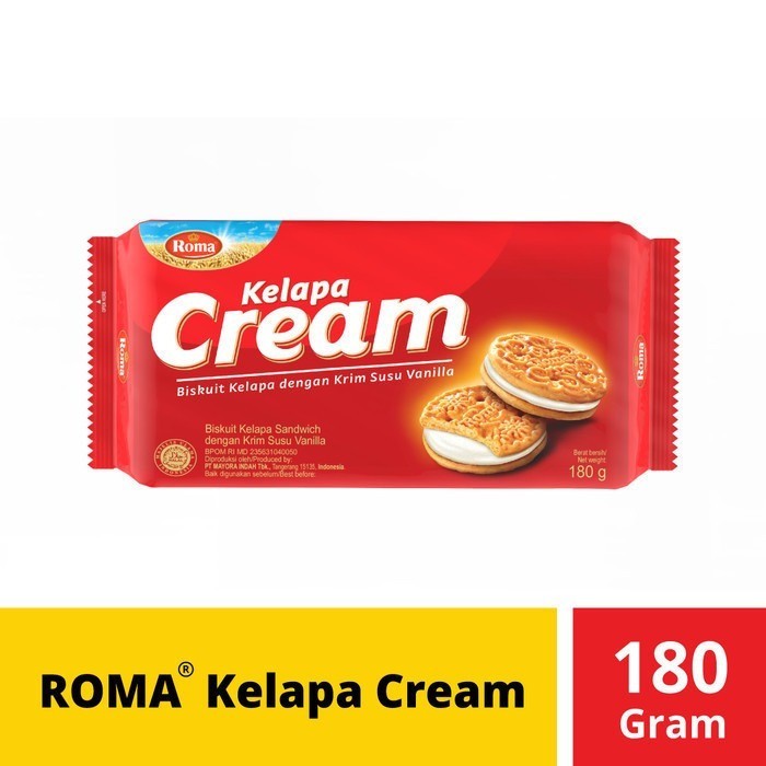 

Biskuit Roma Kelapa Cream 180gr