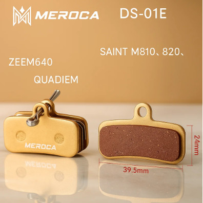 MEROCA Brakepad Kampas Rem Premium D03S H03A HOBC N03A N03C, Pengganti Berkualitas Tinggi untuk Shim