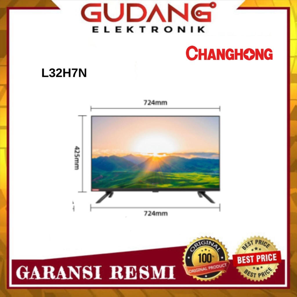 LED CHANGHONG 32" L32H7N ANDROID TV CHANGHONG 32 INCH L32H7N